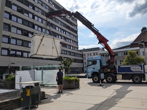 Lidar setup at Innsbruck